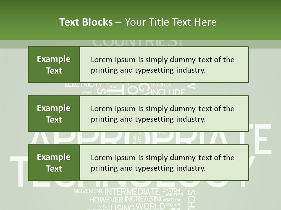 Economic Sustainable Appropriate PowerPoint Template