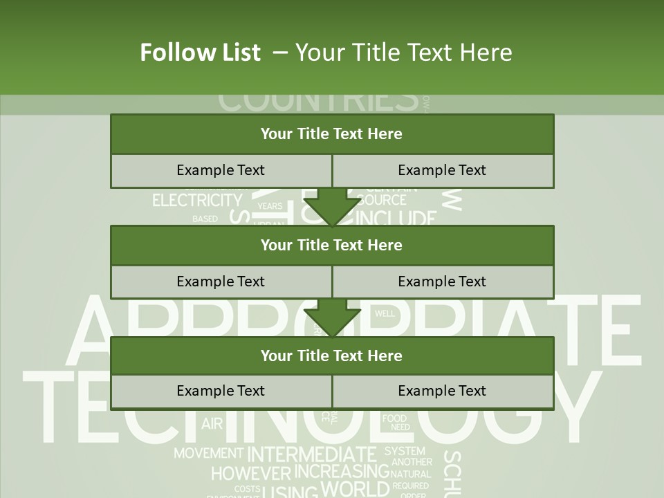 Economic Sustainable Appropriate PowerPoint Template