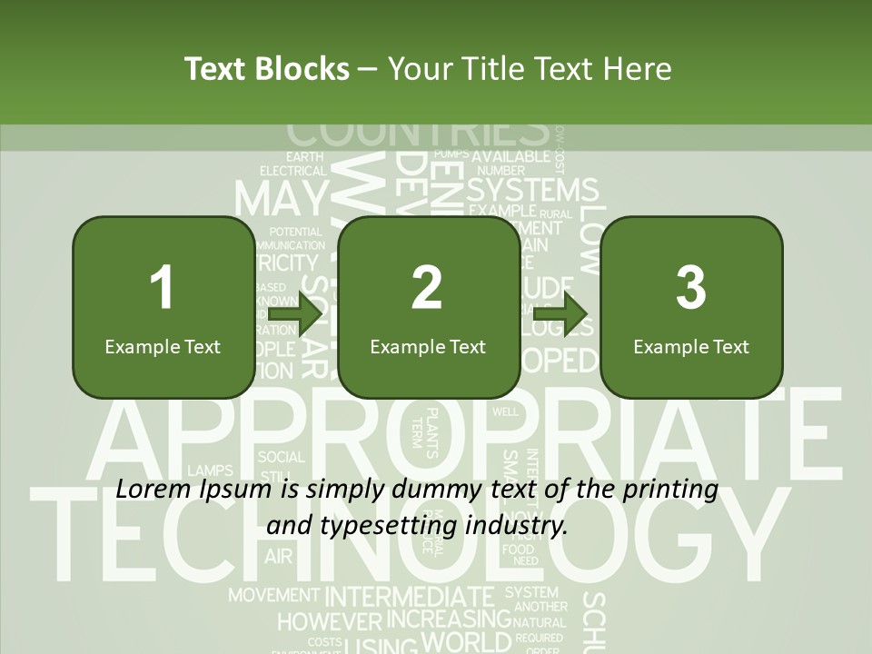 Economic Sustainable Appropriate PowerPoint Template