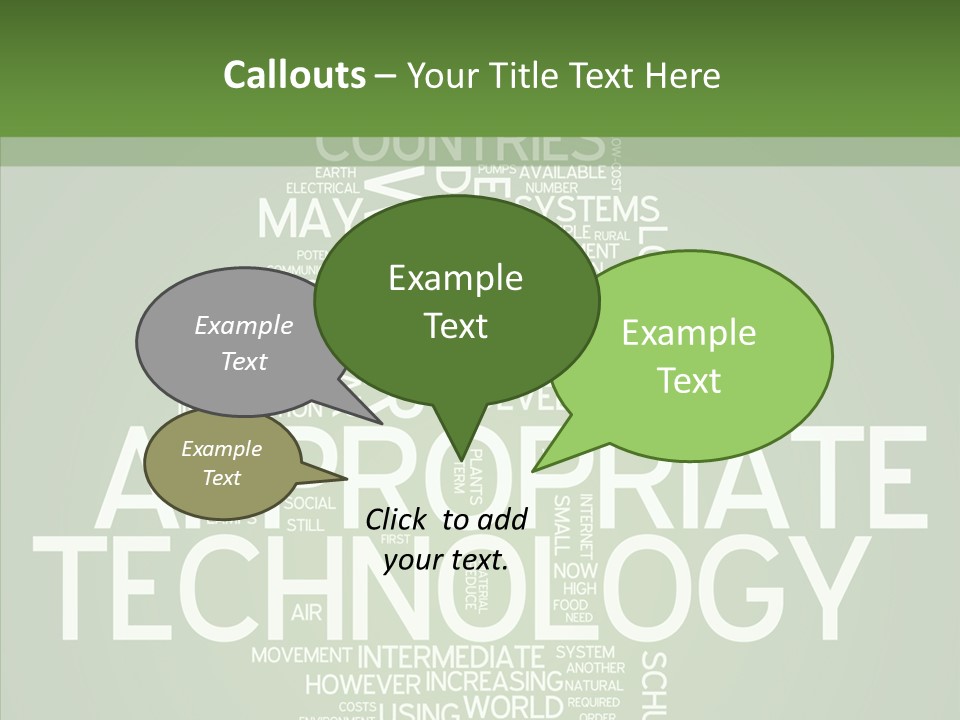 Economic Sustainable Appropriate PowerPoint Template