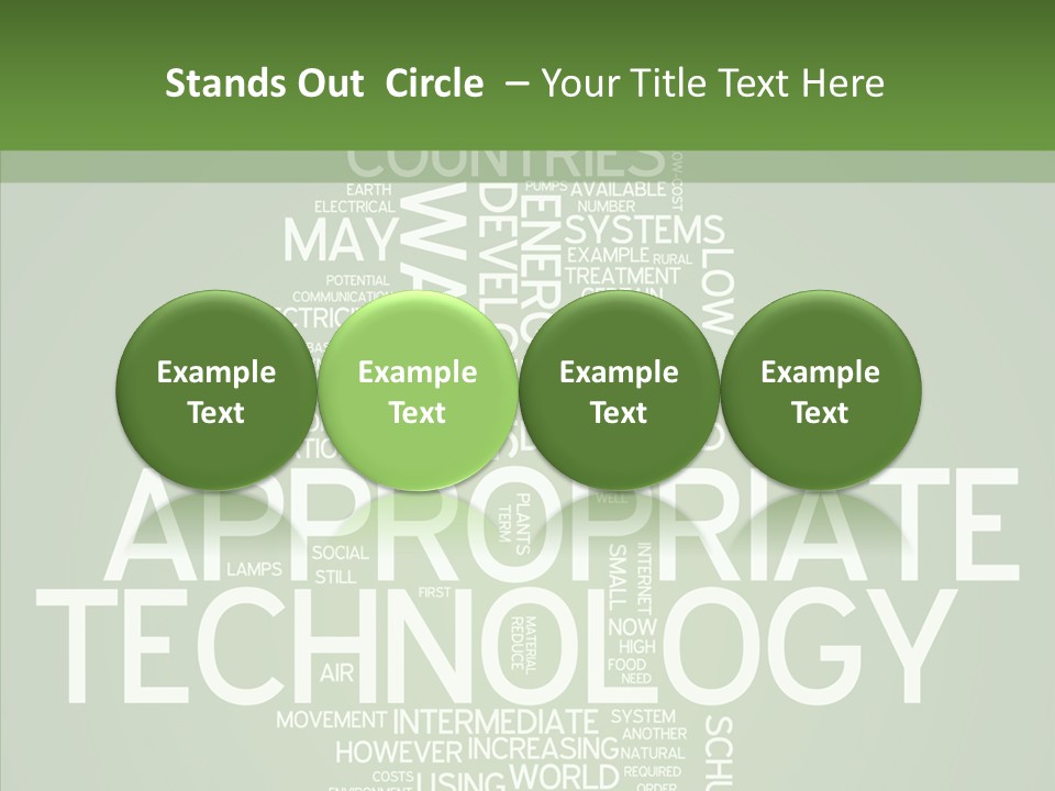 Economic Sustainable Appropriate PowerPoint Template