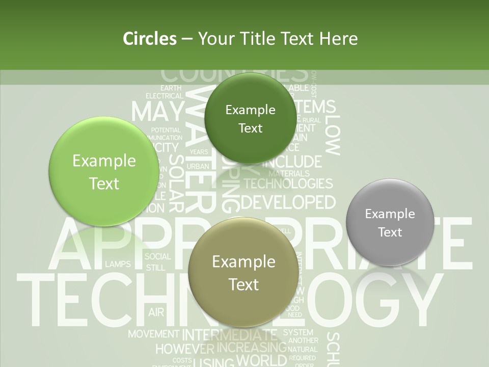 Economic Sustainable Appropriate PowerPoint Template