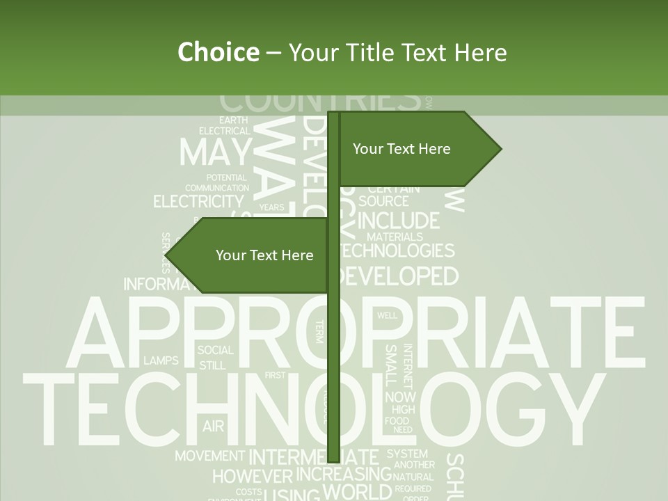 Economic Sustainable Appropriate PowerPoint Template
