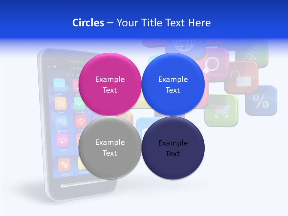 Apps Multimedia Isolated PowerPoint Template