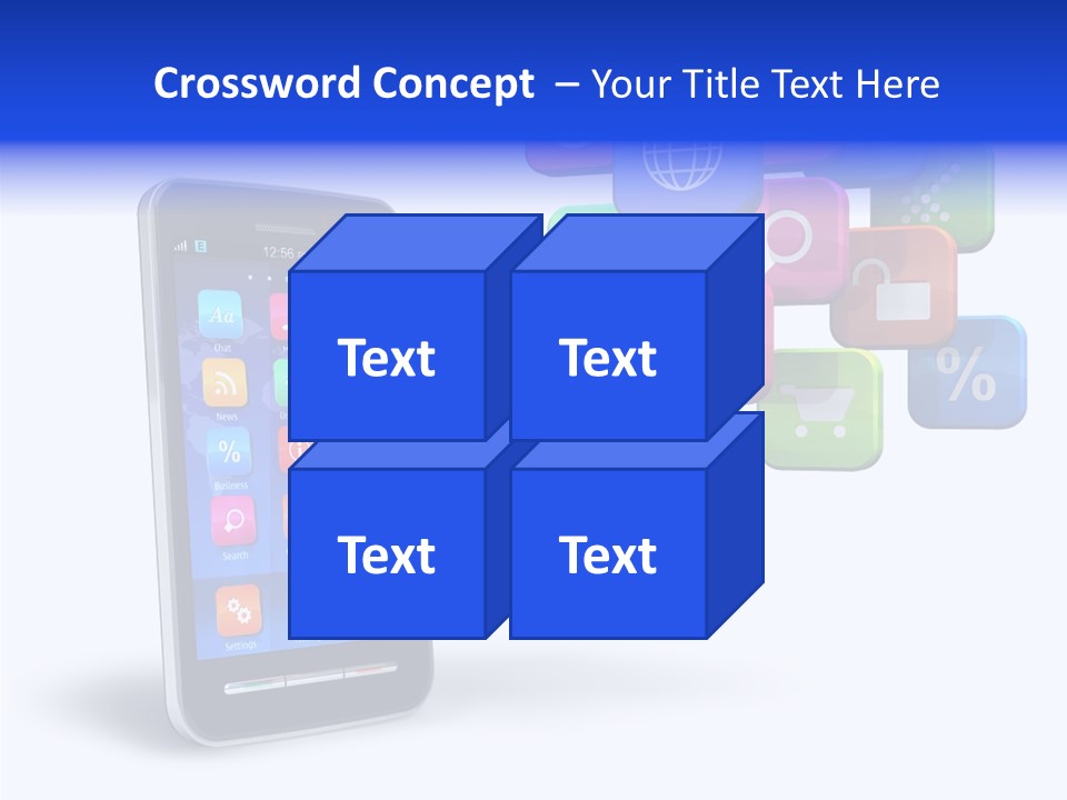 Apps Multimedia Isolated PowerPoint Template