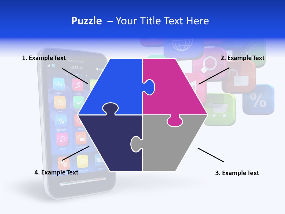 Apps Multimedia Isolated PowerPoint Template