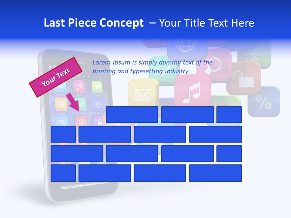 Apps Multimedia Isolated PowerPoint Template