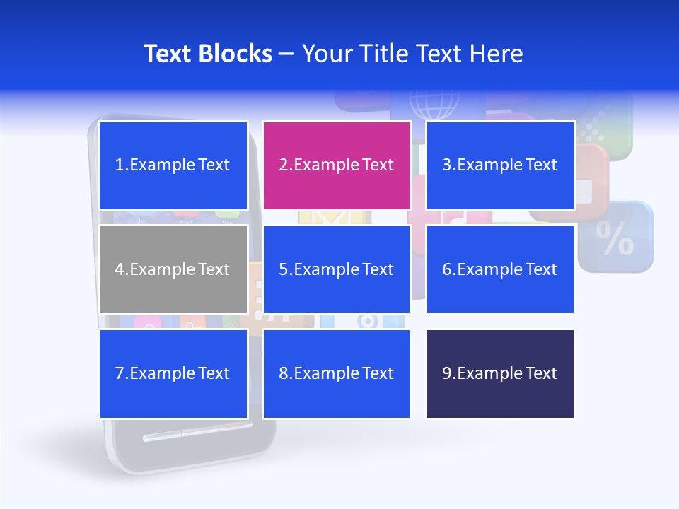 Apps Multimedia Isolated PowerPoint Template