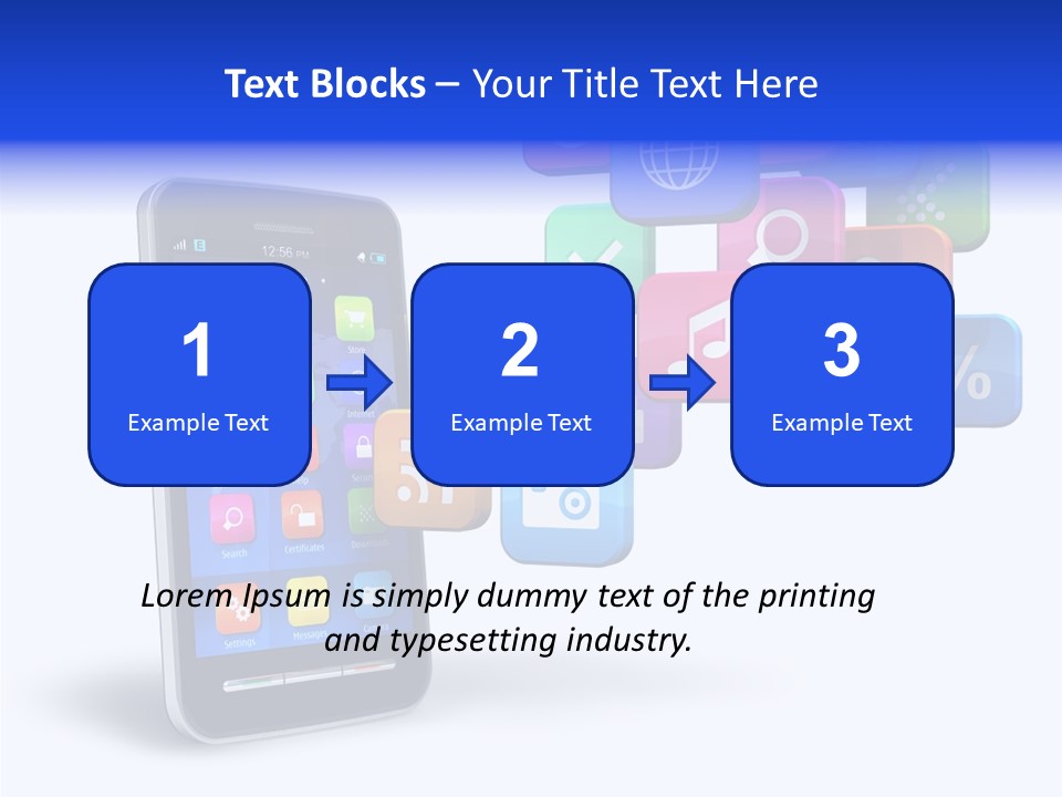 Apps Multimedia Isolated PowerPoint Template