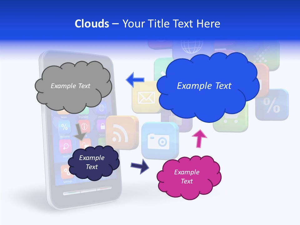 Apps Multimedia Isolated PowerPoint Template