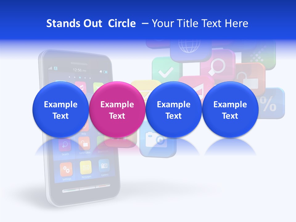 Apps Multimedia Isolated PowerPoint Template