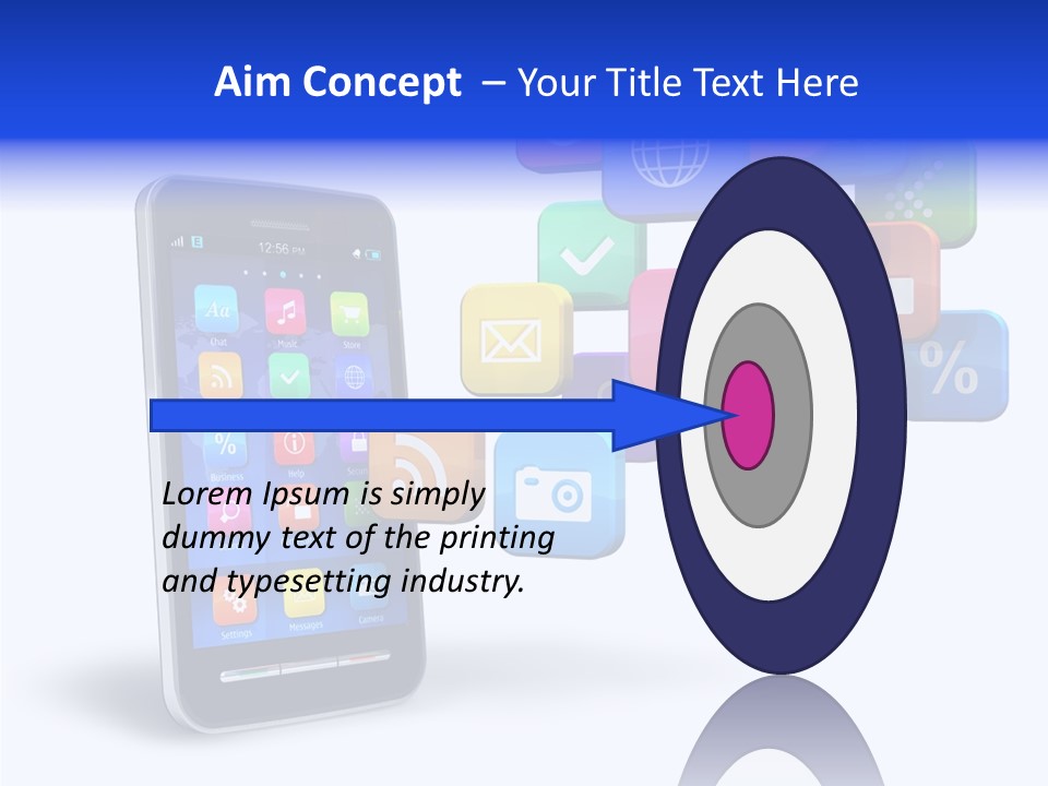 Apps Multimedia Isolated PowerPoint Template