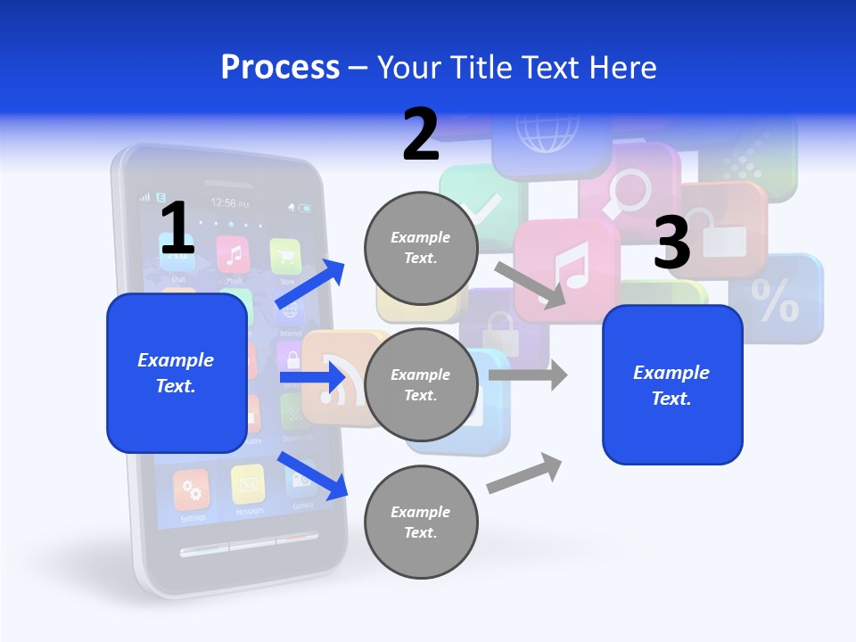 Apps Multimedia Isolated PowerPoint Template