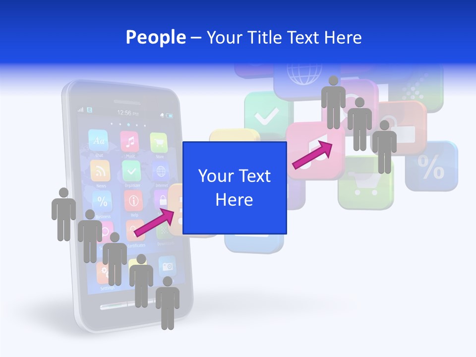 Apps Multimedia Isolated PowerPoint Template