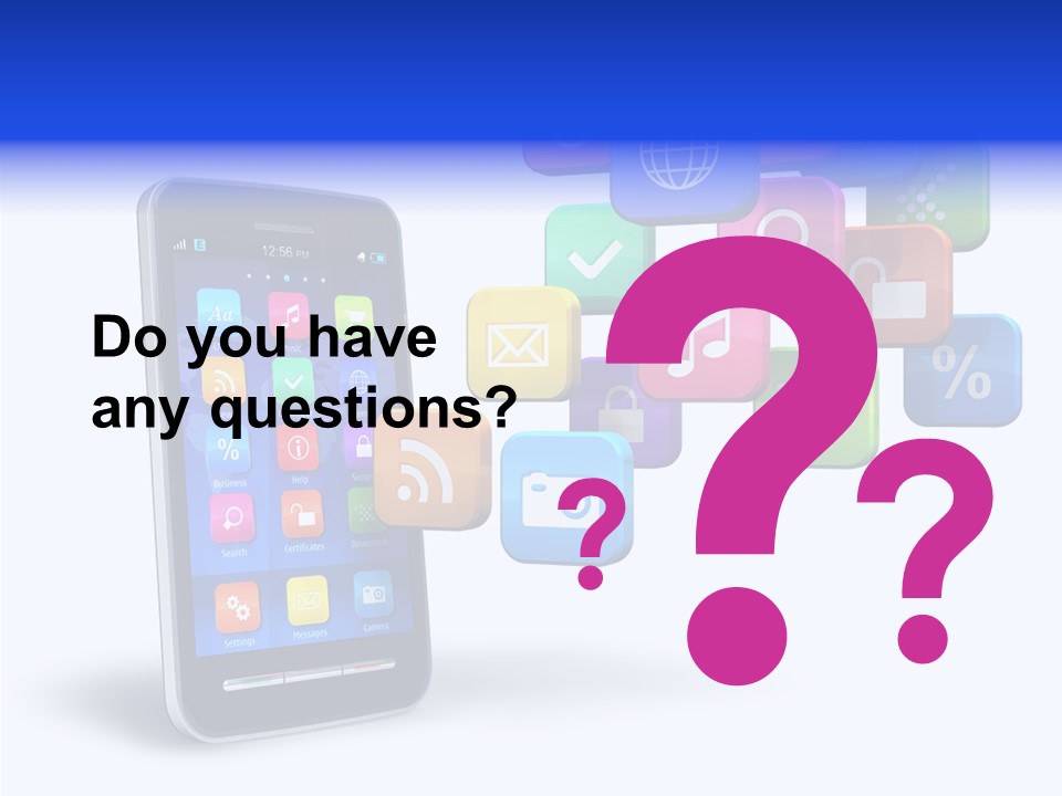 Apps Multimedia Isolated PowerPoint Template