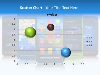 Telephone Screen Cellphone PowerPoint Template