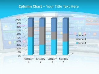 Devices Notebook Applications PowerPoint Template