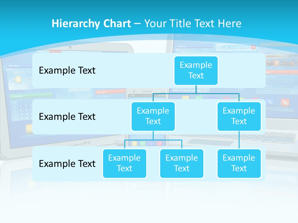 Devices Notebook Applications PowerPoint Template
