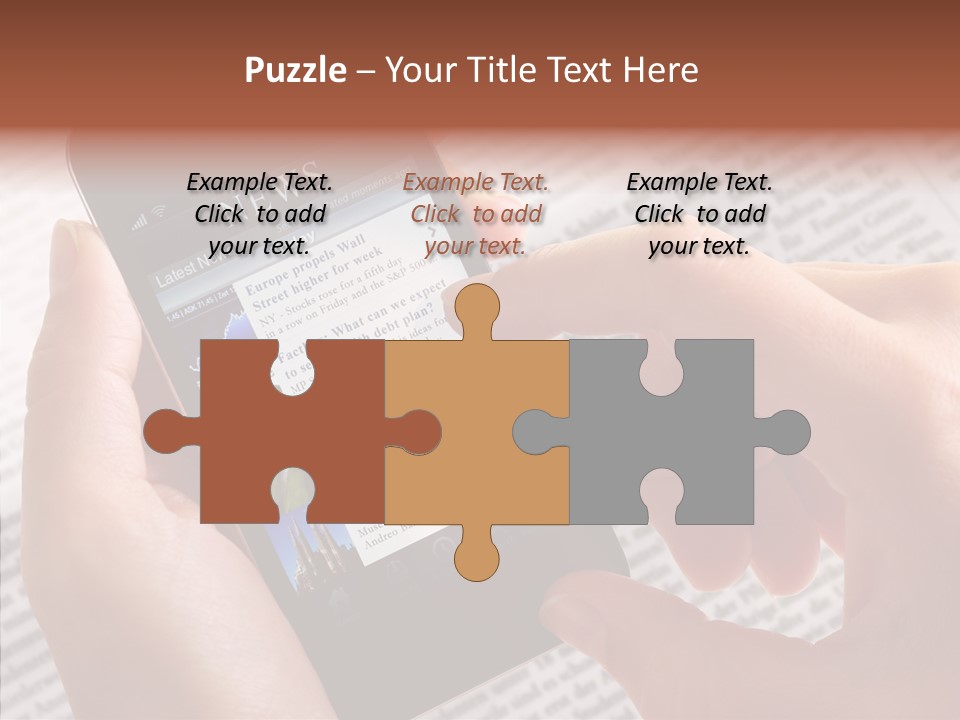 Erfolg Handeln Anzug PowerPoint Template