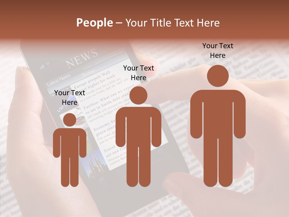 Erfolg Handeln Anzug PowerPoint Template