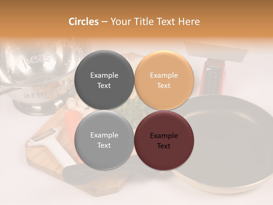 Diced Knife Prepared PowerPoint Template