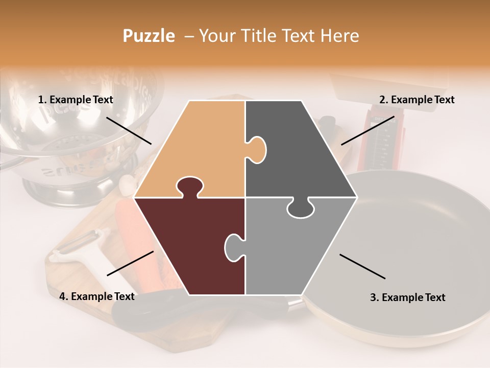 Diced Knife Prepared PowerPoint Template