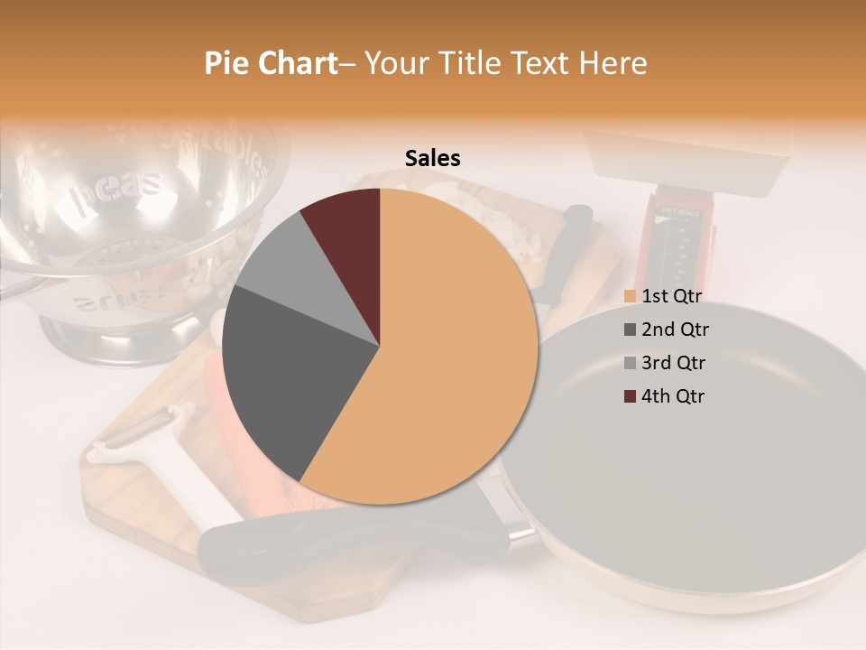 Diced Knife Prepared PowerPoint Template