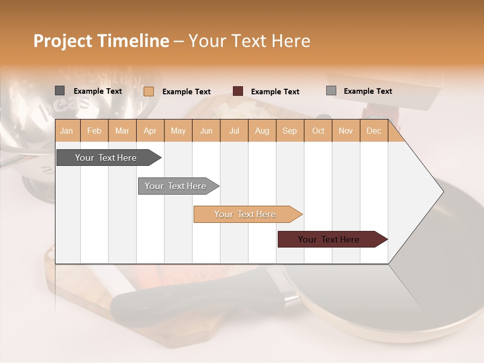 Diced Knife Prepared PowerPoint Template