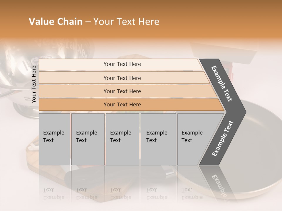 Diced Knife Prepared PowerPoint Template