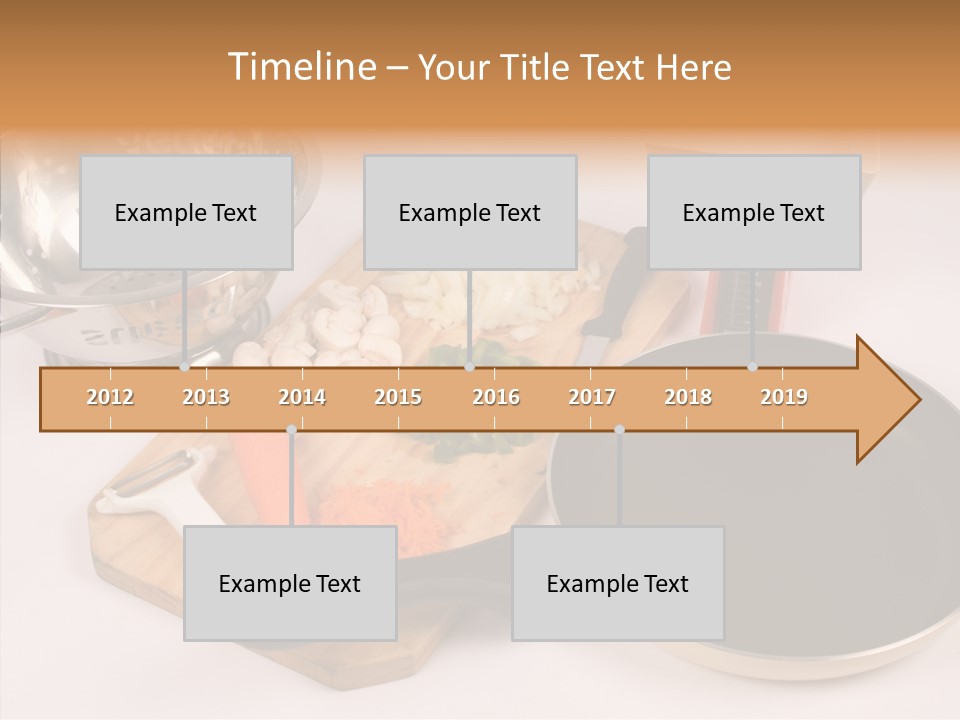 Diced Knife Prepared PowerPoint Template