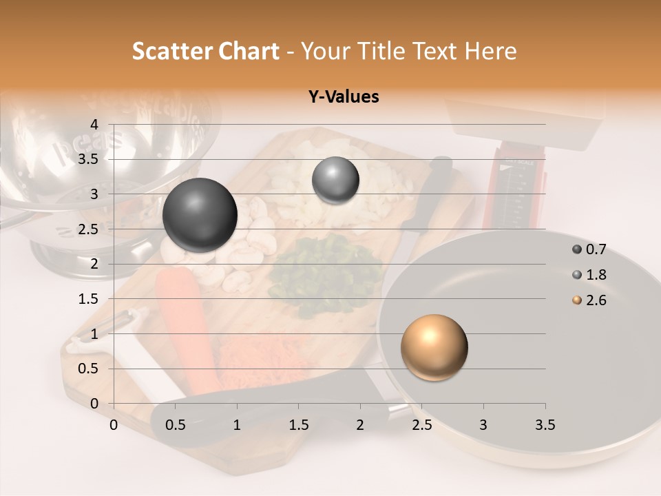 Diced Knife Prepared PowerPoint Template