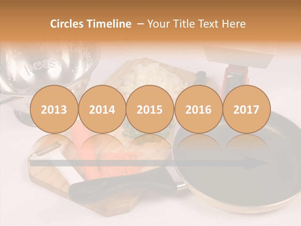 Diced Knife Prepared PowerPoint Template