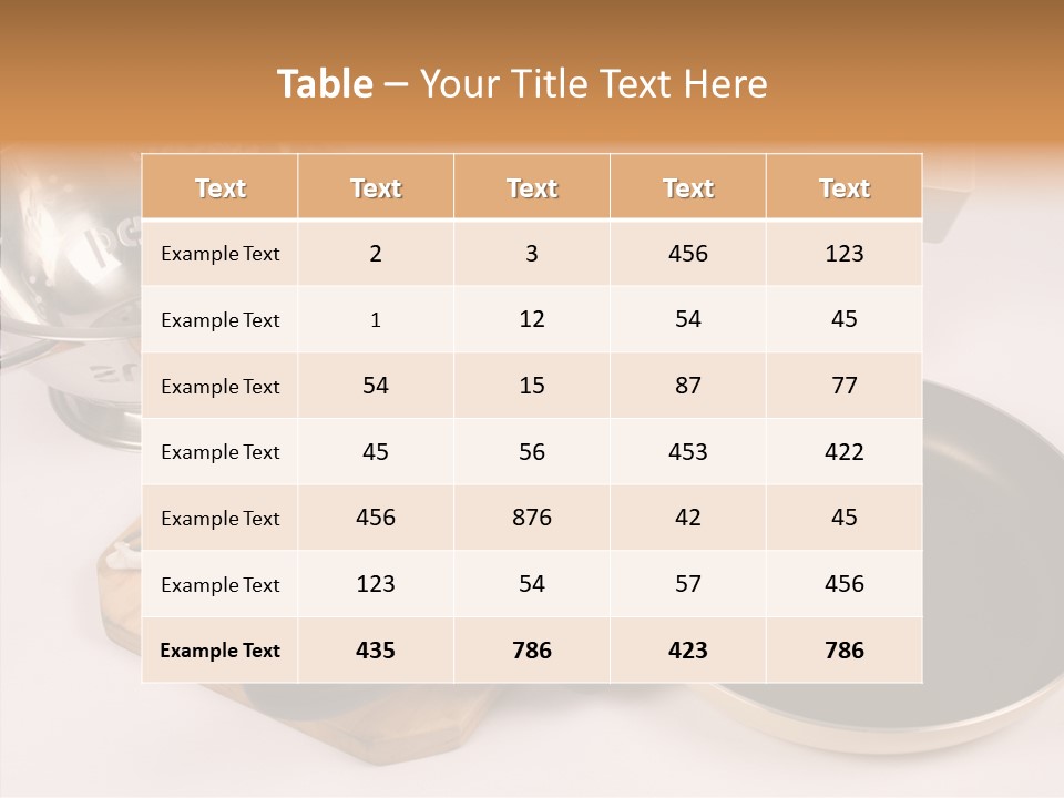 Diced Knife Prepared PowerPoint Template