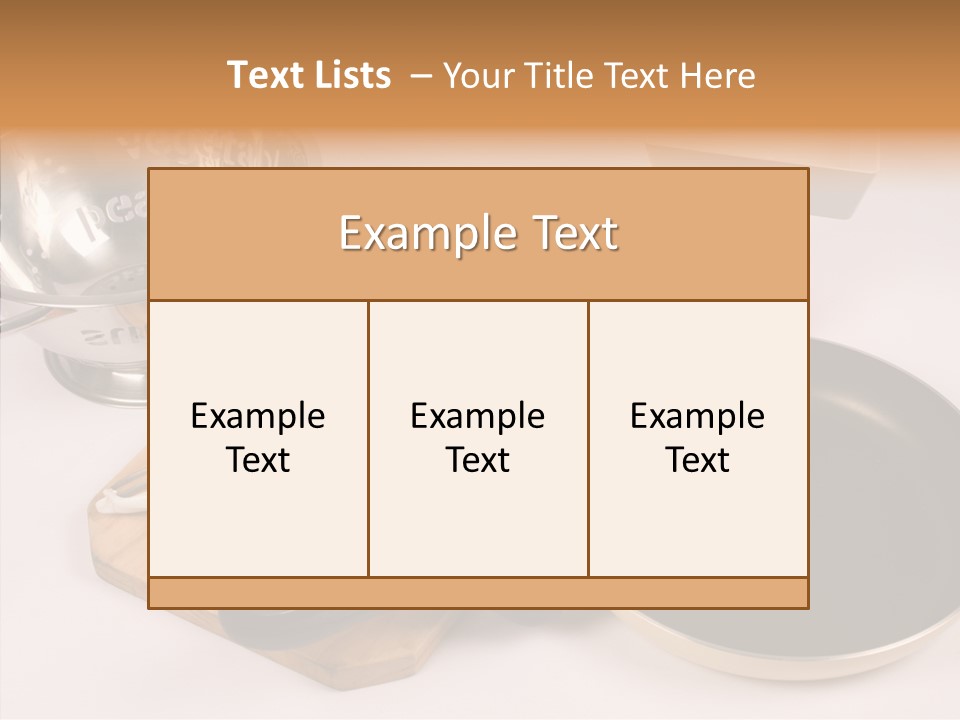 Diced Knife Prepared PowerPoint Template