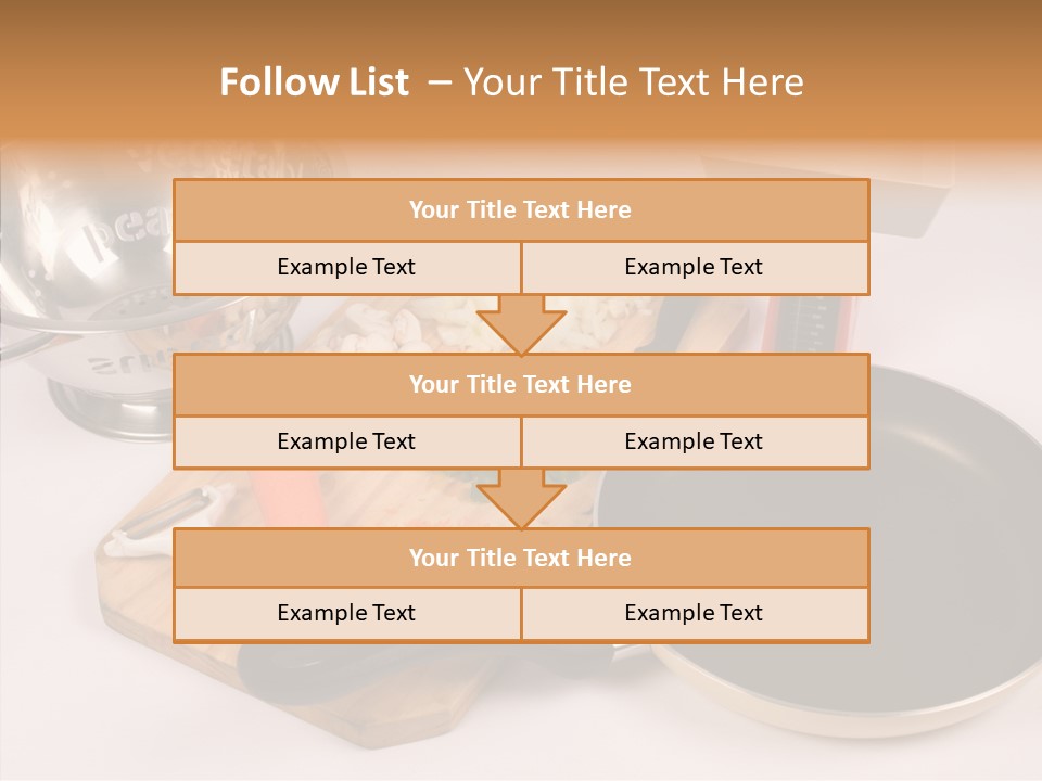 Diced Knife Prepared PowerPoint Template