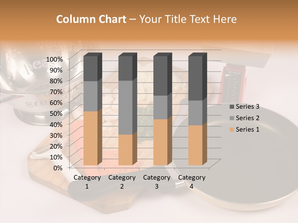 Diced Knife Prepared PowerPoint Template