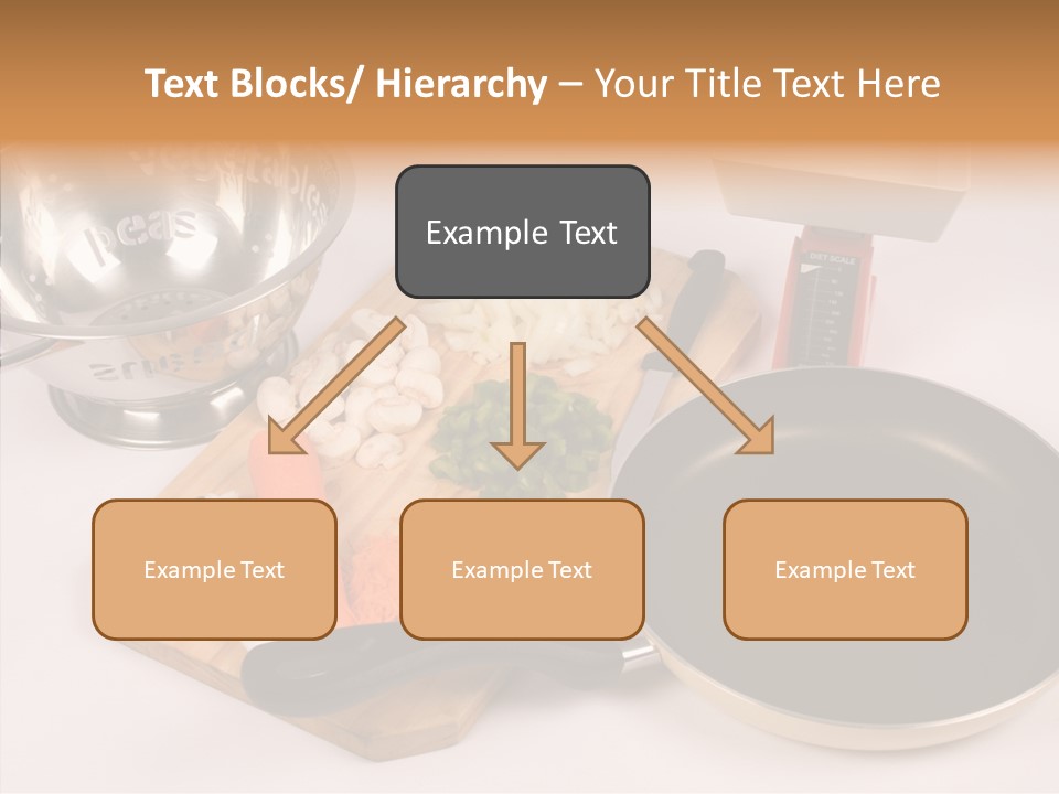 Diced Knife Prepared PowerPoint Template