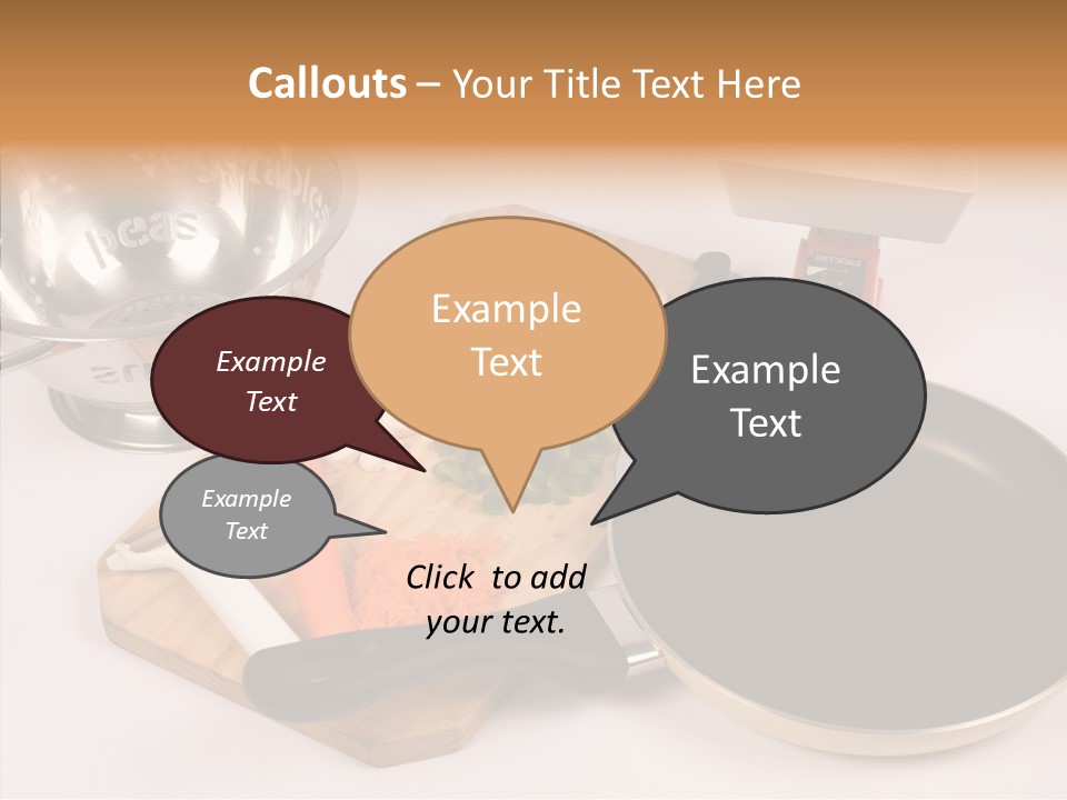 Diced Knife Prepared PowerPoint Template