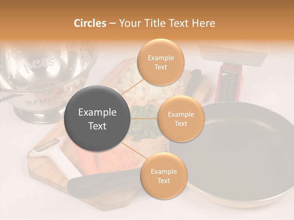 Diced Knife Prepared PowerPoint Template
