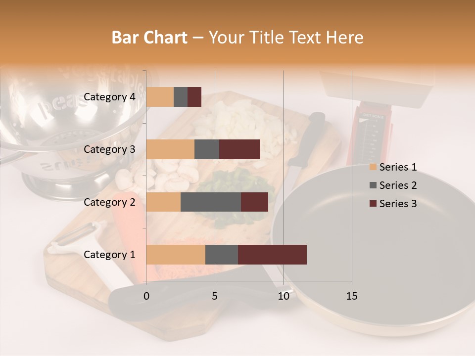 Diced Knife Prepared PowerPoint Template