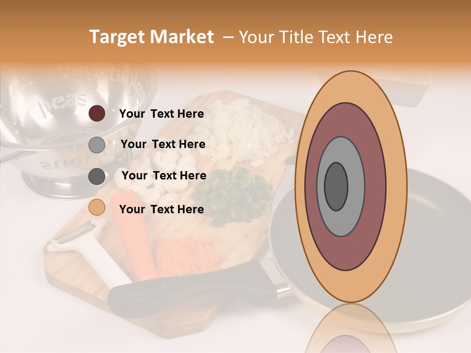 Diced Knife Prepared PowerPoint Template
