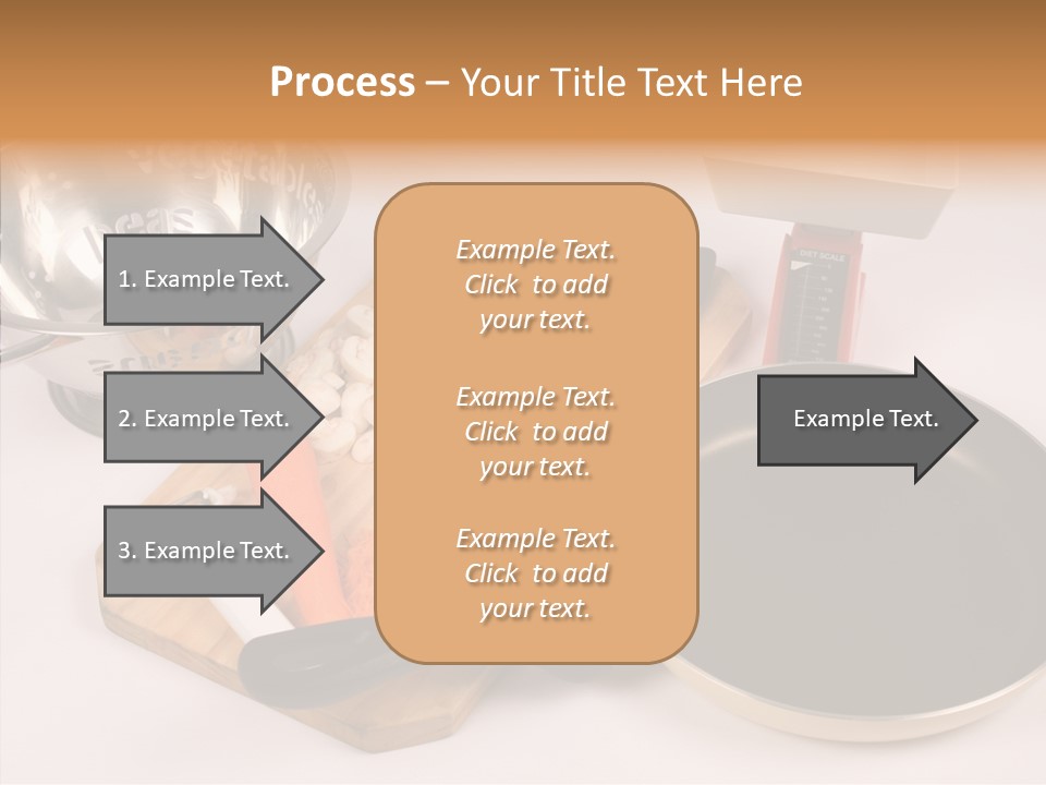 Diced Knife Prepared PowerPoint Template
