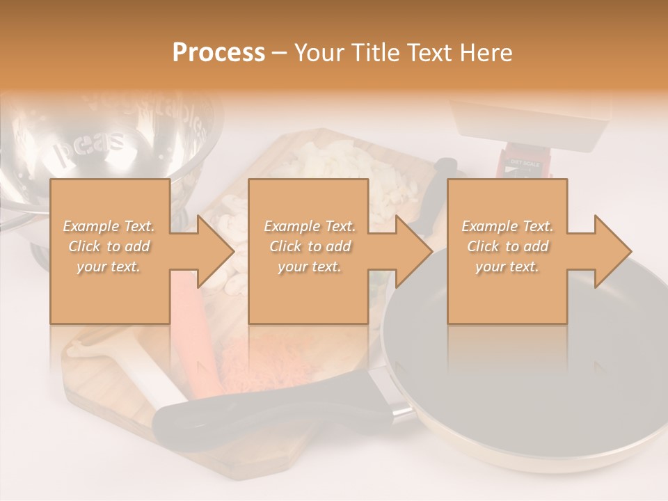 Diced Knife Prepared PowerPoint Template