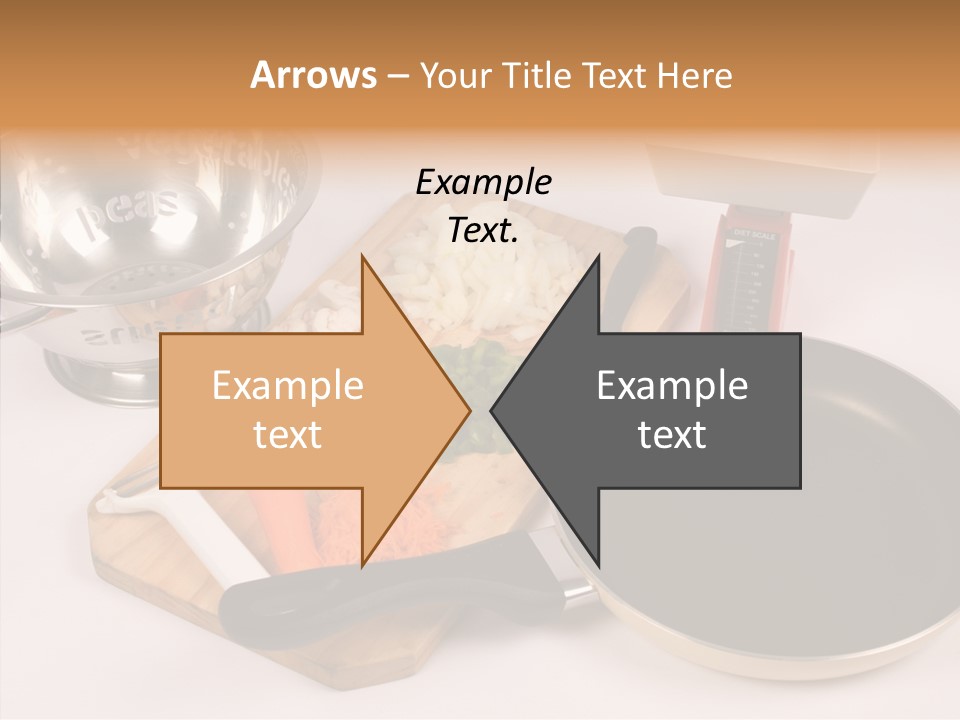 Diced Knife Prepared PowerPoint Template