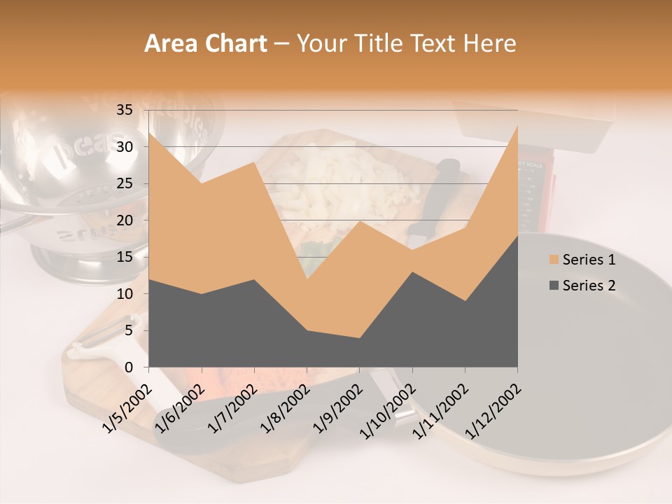 Diced Knife Prepared PowerPoint Template