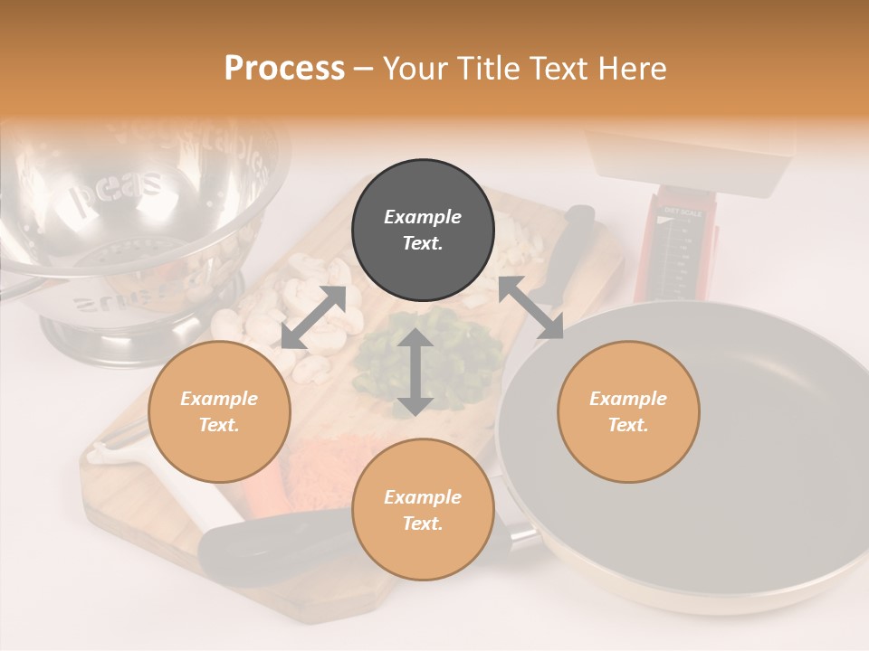 Diced Knife Prepared PowerPoint Template