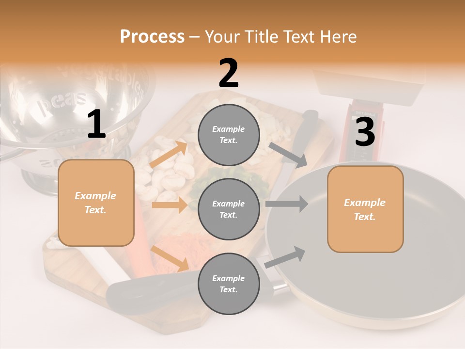 Diced Knife Prepared PowerPoint Template
