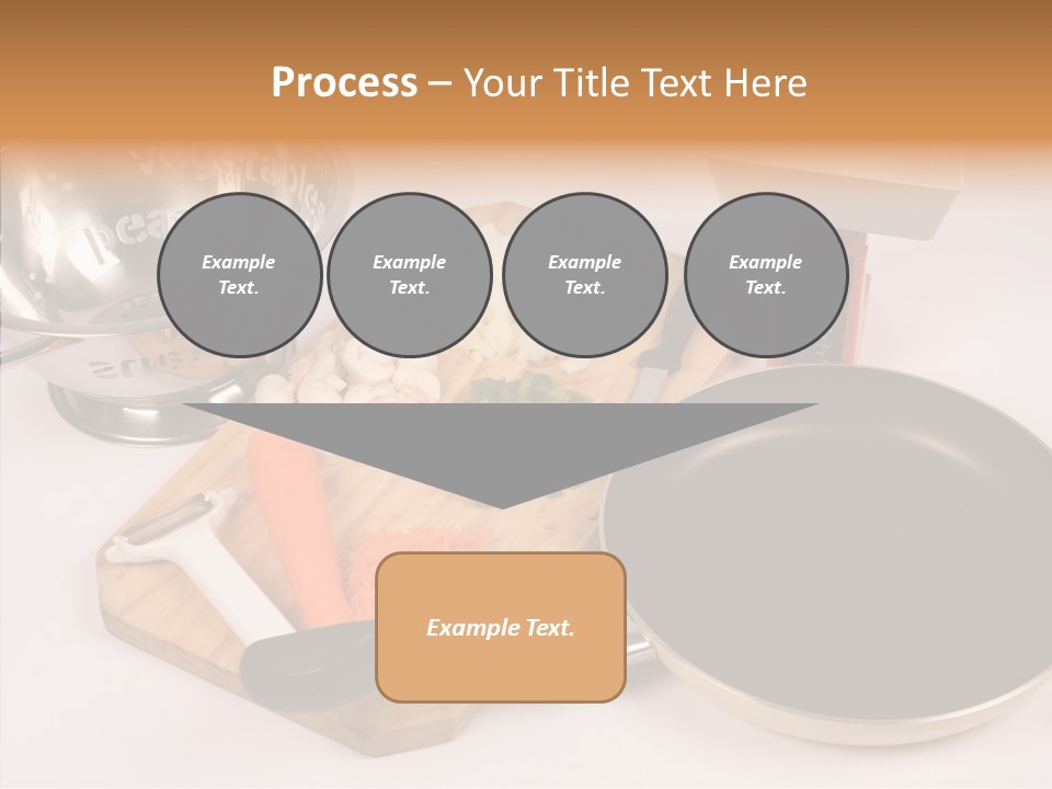 Diced Knife Prepared PowerPoint Template