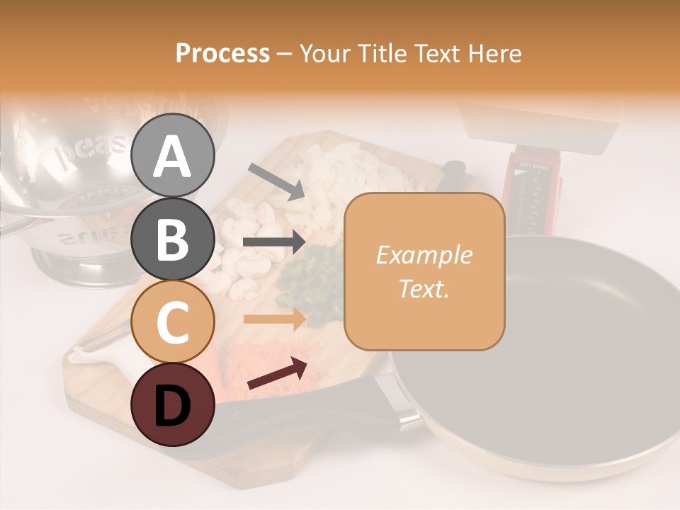 Diced Knife Prepared PowerPoint Template