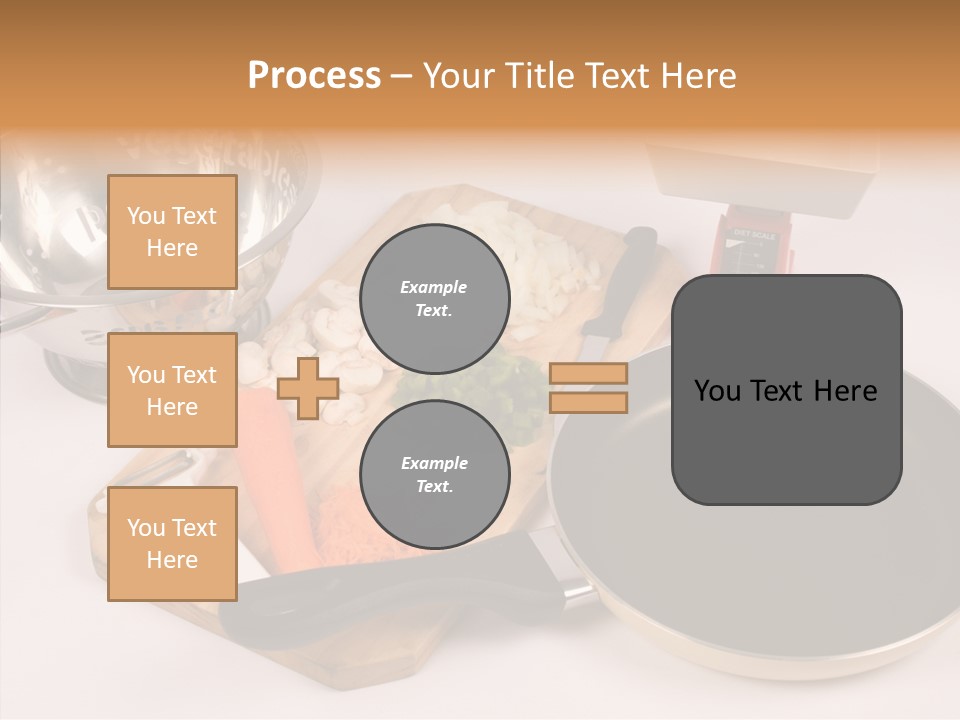 Diced Knife Prepared PowerPoint Template